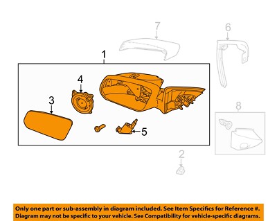 FORD OEM 13-14 Mustang DOOR-Mirror Assembly Right DR3Z17682DA | eBay
