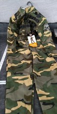 Hyde and Eek Boutique Kids Army Solider Jumpsuit Costume w/ Helmet Size Medium