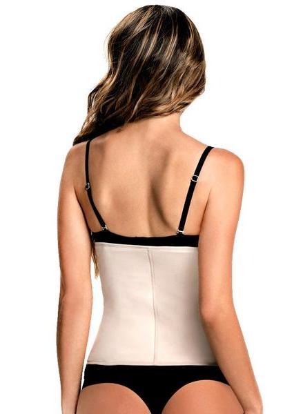 Gaine Sculptante Amincissante Ventre Plat En Latex Beige - Corset Minceur Femme Taille M