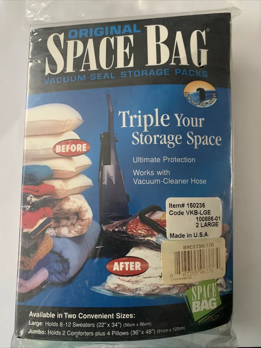 Jumbo Vacuum Seal Storage Bags - 2 Pack