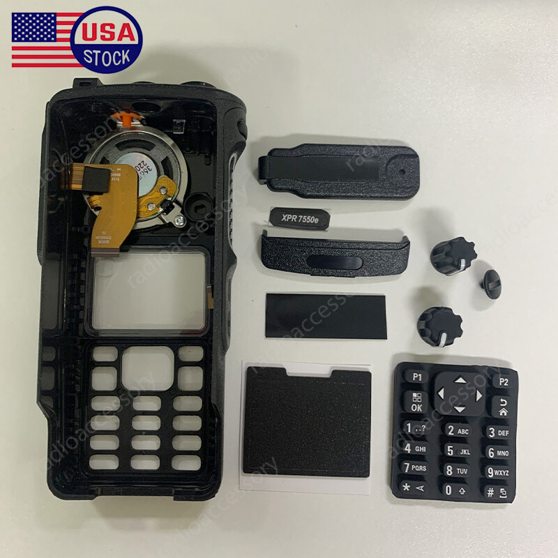 NEW XPR 7550e Front Housing Case With Speaker Kit for XPR7550e DGP8550e Radio