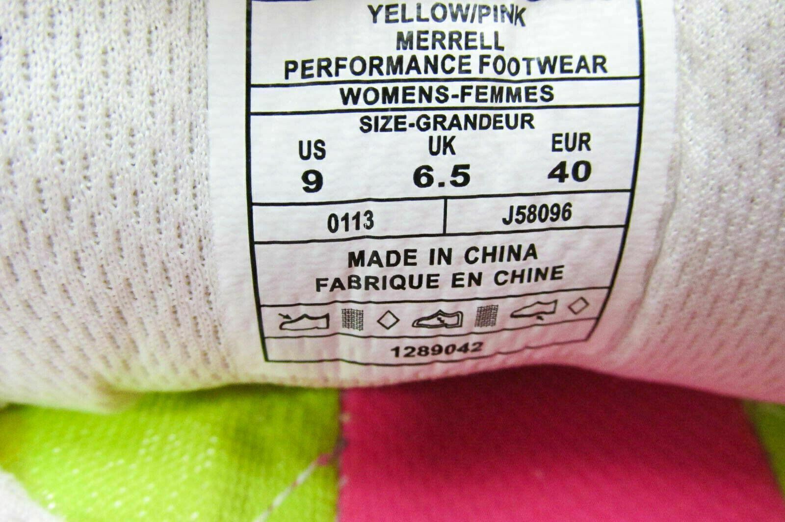 Merrell scarpa donna guanto strada cruscotto 2 taglia 9M sneaker trail running usata qp