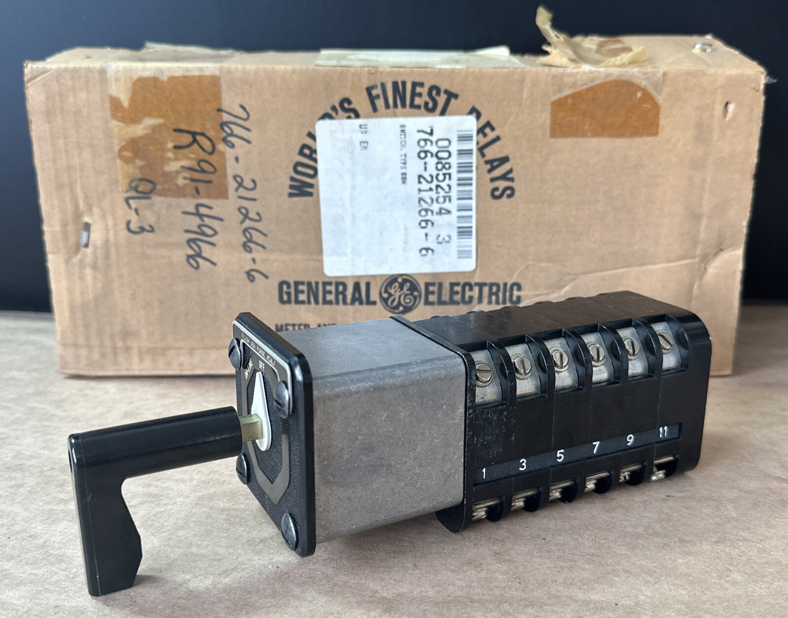 NEW IN BOX- GE SBM Switch F3B96S1A2P1 Rotary Cam Switch 3 Position ...