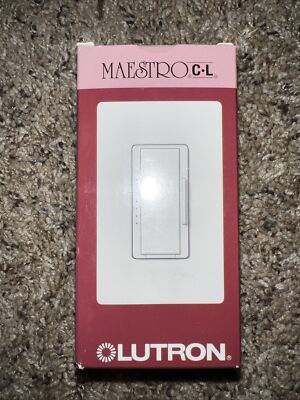 LUTRON MAESTRO MACL-153M-WH LIGHTING DIMMER - WHITE