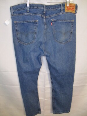 Levi's 505 Cotton Blend 40 x 30  Medium  Rinse Reg  Fit Blue Jeans