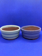 set di 2 vasi bonsai Tokoname tradizionali " 常滑焼 " Giappone molto buoni rari ...