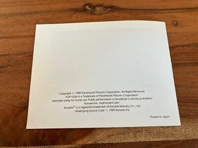 Nintendo NES Top Gun Second Mission Spiel Modul mit Schuber H&uuml;lle Anleitung USA