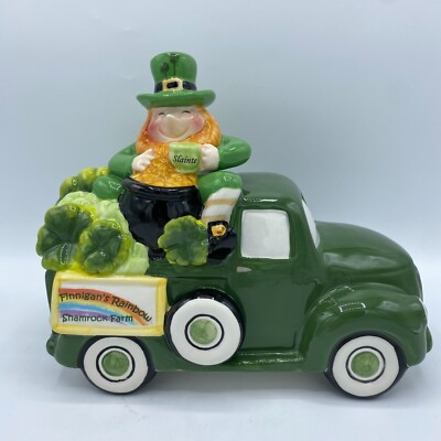 Blue Sky Clayworks Goldminc 2020 St. Patrick s Leprechaun Shamrock Farm-Perfect!