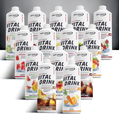 Best Body Low Carb Vital Drink Getränkekonzentrat 1 L Getränke Sirup 11,99 /1L 