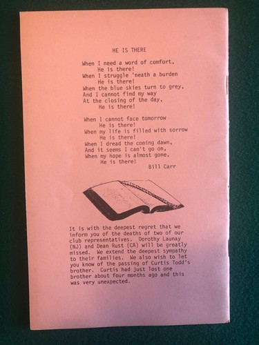 Johnny Cash Fan Club Booklet Vintage 1985, 5.5x8.5 - Picture 2 of 3