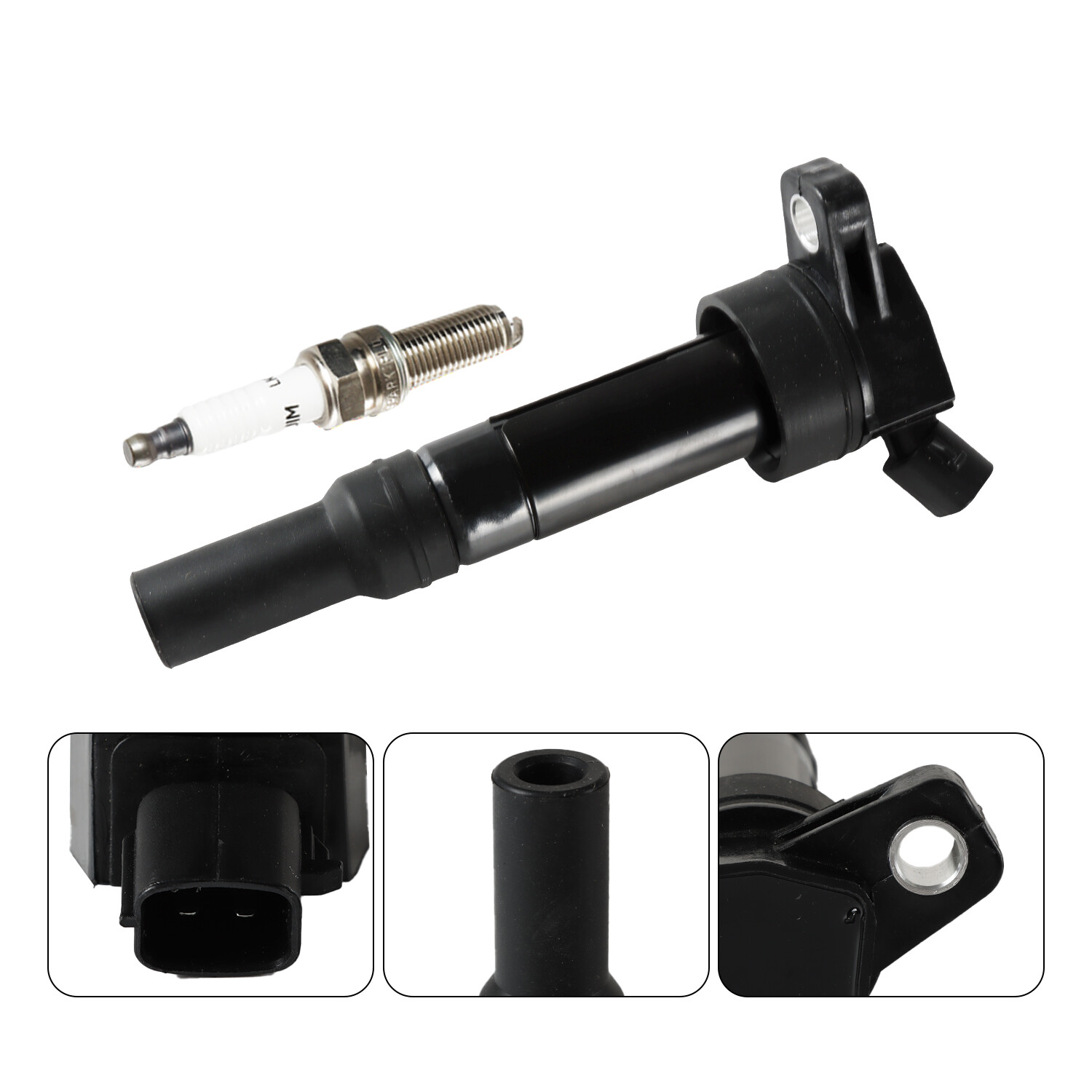 4x Ignition Coils & Iridium Spark Plugs for Kia Soul Forte Hyundai