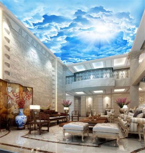 Profound Rummy Sky 3d Ceiling Mural Full Wall Photo Wallpaper