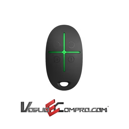 Telecomando Bidirezionale Ajax 38167 SpaceControl Nero Allarme Casa