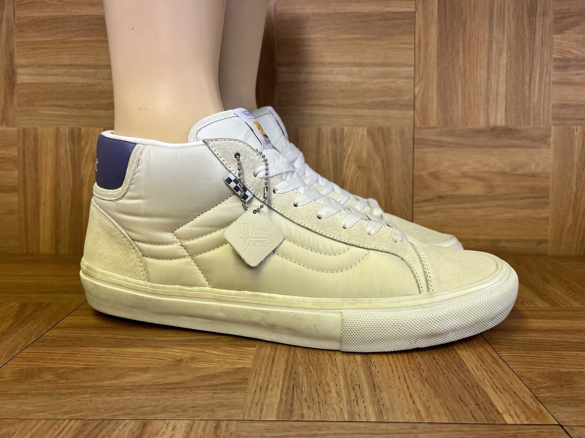 RARE? Sz 13 - VANS Mid Skool Skate LTD x Dime Off White  display picture 2