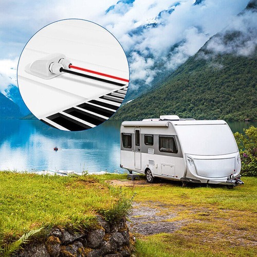 Dachdurchführung 2-fach Solar Kabeldurchführung Wohnmobil Caravan Camper Weiß - Picture 6 of 15