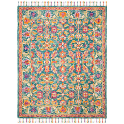 SAFAVIEH Aspen APN113K Handmade Turquoise / Purple Rug