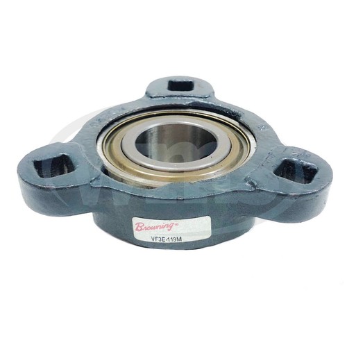 VF3E-119M Browning Three Bolt Flange Bearing, 1.1875 - Picture 3 of 3