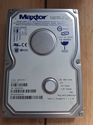 Hard Disk Maxtor Maxline 300GB 7200 RPM SATA 3Gb/s – 3.5 Pollici, Garanzia 1 Anno