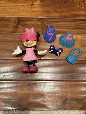 Disney Minnie Mouse Doll Snap N Style Pose Dress Up Lot Bow-tique Mattel 2016