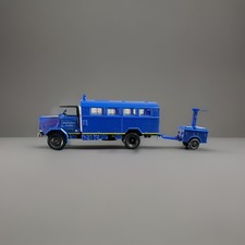H0 1:87 Roco MAN LKW Koffer THW Minitanks +  Roco Gulaschkanone Eigenkreation