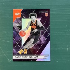 Cade Cunningham Rookie 2021-22 Panini Chronicles Draft Picks Recon Orange RC 121