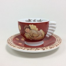 THUN al volo Weihnachten 2004 Engel Italy Mokkatasse Tasse Untertasse