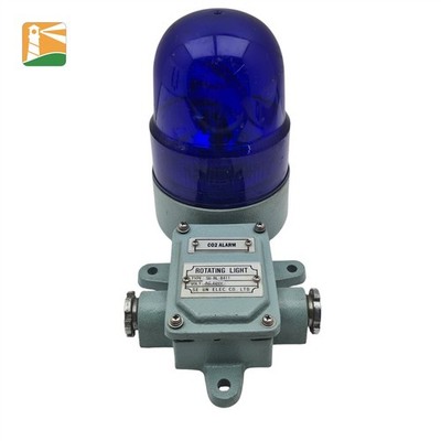 Se Un Elec. CO2 Alarm Warnleuchte | Blau | AC 220V -AC 110 | SU-RL-8411