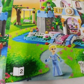 LEGO Disney Princess 41055 Cinderella Romantic Castle Instruction Manual 1&2 H11