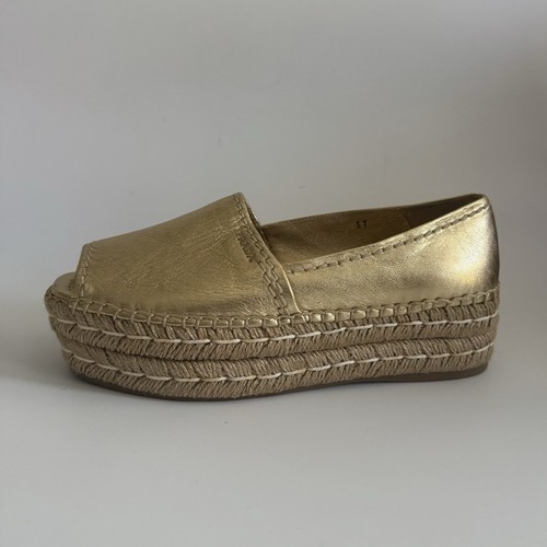 PRADA SCARPE ESPANDRILLAS PELLE ORO - Imagen 3 de 10