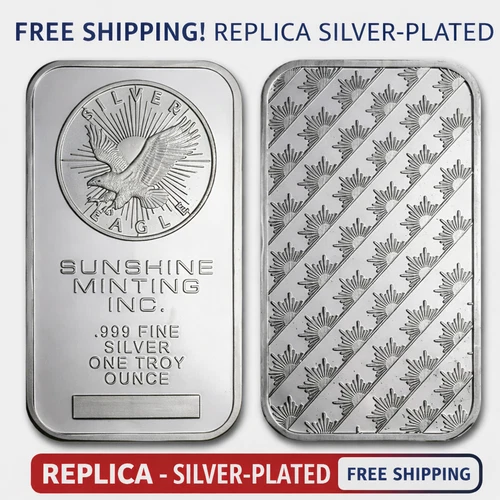 1 oz Sunshine Minting Silver Bar – .999 Fine Sealed Bullion – Troy Ounce