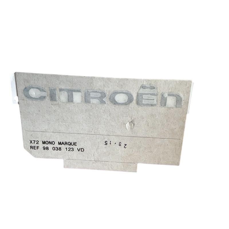 Emblème Citroën 98038123VD Sigle de Coffre Finition Chrome et ABS Robuste