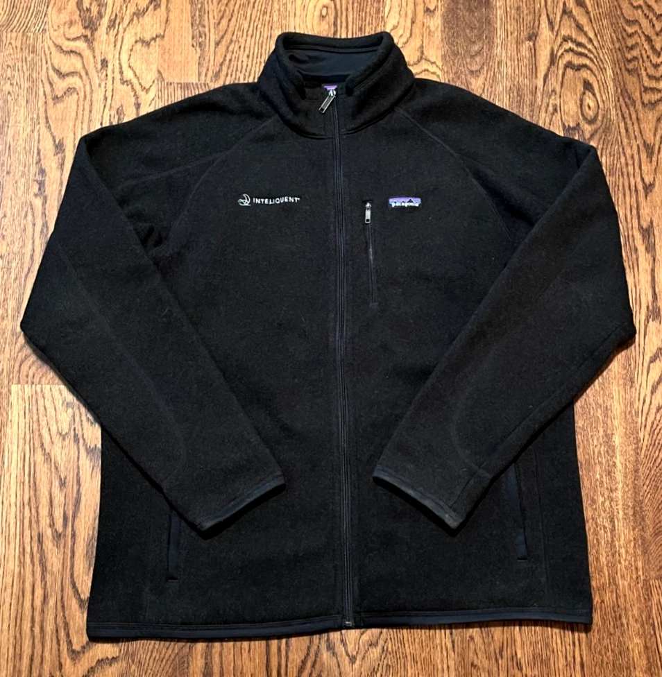 Patagonia Better Sweater Full Zip Fleece Jacket Mens XL Black