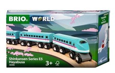 Brio World Railway Series Shinkansen E5 Series Hayabusa Wooden Vehicle 36086 Toy