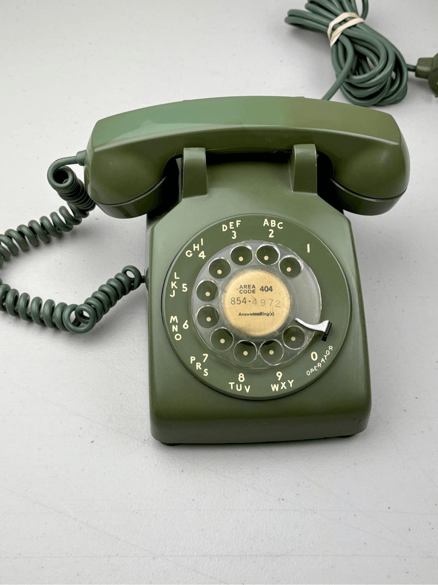 Vintage 1965 Western Electric G3 Handset 500 Rotary Dial Telephone