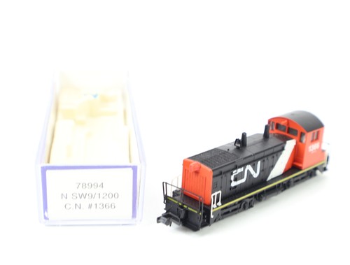 Life-Like N 78994 US Diesellok SW9/1200 C.N. #1366 schwarz-rot / OVP | Zustand: Gebraucht
