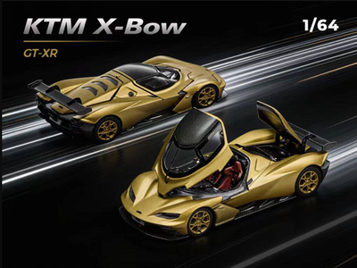 1/64 iHCM KTM X-Bow GT-XR 深九州展限定／マットゴールド IHCM 1/64 Scale KTM X-Bow GT-XR Racing Sports Diecast Alloy Model