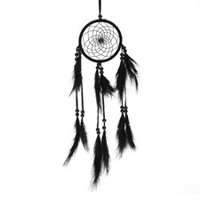 Native Indian Dream Catcher, Colorful/White/Black Catcher with Black
