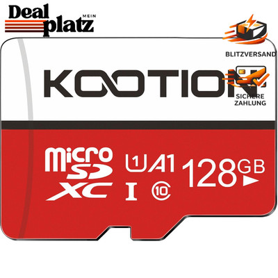 Micro SD Karte 128GB UHS-I 100MB/s Klasse 10 für Handy und Kamera