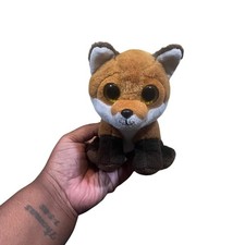 TY 2017 Beanie Baby FAY the Brown Fox 6" Stuffed Plush Toy Big Cute Eyes