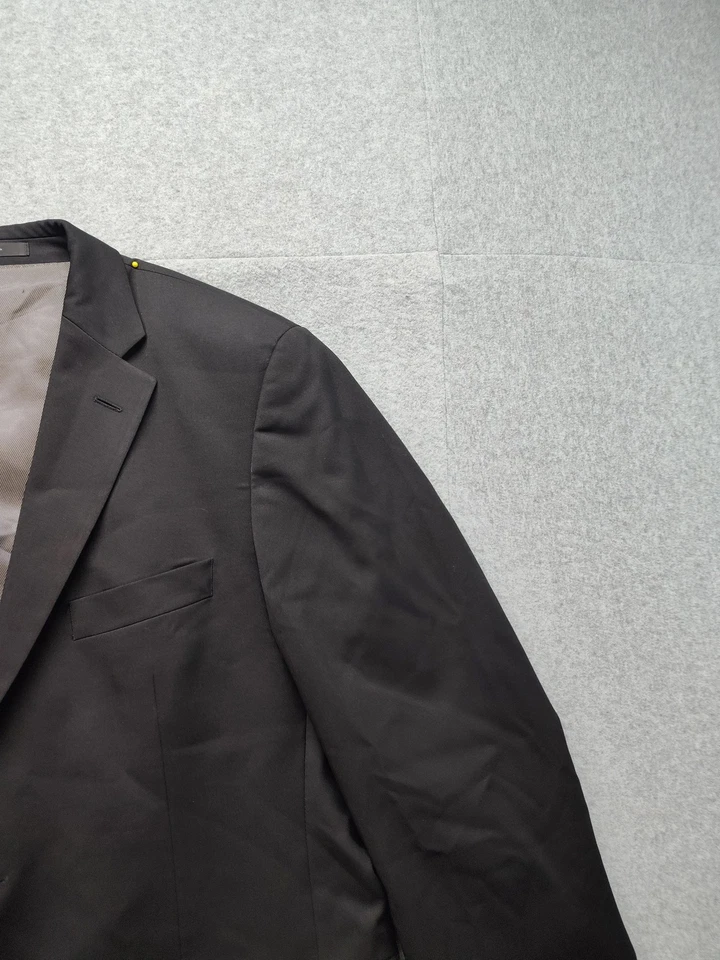 Blazer BOSS Hugo Boss Chaqueta Para Hombres 40R Negro Reda Super 100 Lana Hecho en EE. UU. Foto 3 de 4