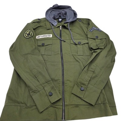 Blizzard Gear World of Warcraft grüne Fatigue-Jacke mit Reißverschluss, Größe: Large