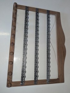 Wooden Necklace and earrings holder