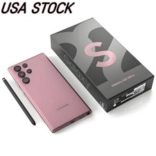 New Samsung Galaxy S22 Ultra 5G, Factory Unlocked, All Colors Memory SM-S908U