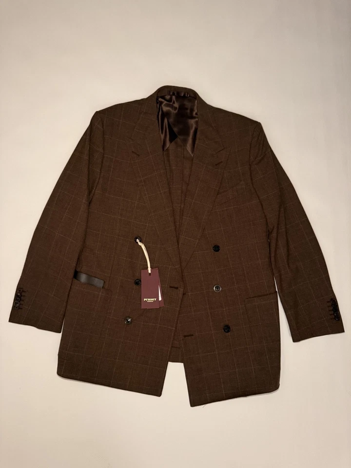 James Purdey Duke Hacking Jacket Blazer Coat Sienna Brown 42 UK XL £2,345 New - Image 2 of 4