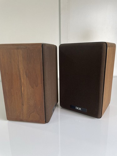 Vtg DLK Acoustical Modular 1 Pair Of 2 Way Loudspeakers Made In USA Wood - 第 8/24 張圖片