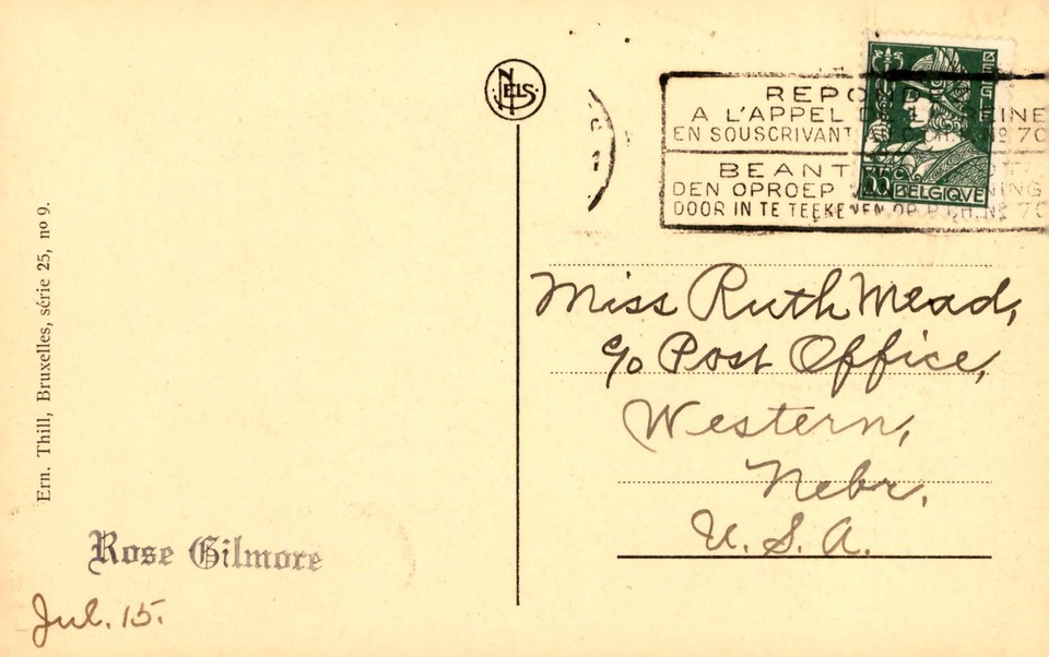 Anvers, Antwerpen, Grand Place, LIBERAAL HUIS, Rose Gilmore, Jul. 15 ...