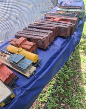 O Gauge 1:48 Mixed Lot 24 Freight Cars Caboose Box Hopper Tank Flat