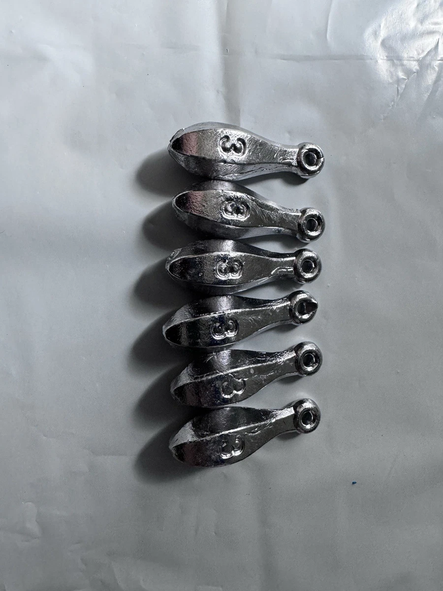 Bank Sinkers 14 Oz Confezione 12 Do-It Affondatori In Piombo Per Pesca - Banco Da Pesca 14 Oz, Confezione Da 12 Pezzi (10 Libbre Totali), Nuovi, Do-It Lastre Di Piombo