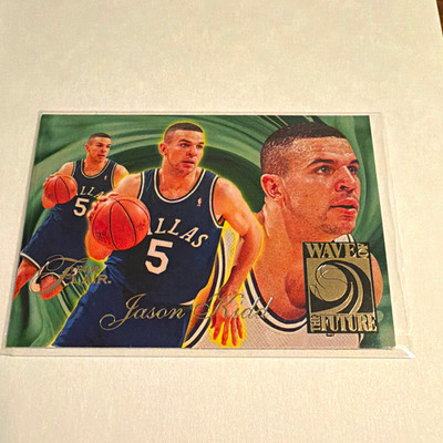 Fleer 1995 Wave of the Future Jason Kidd Dallas Mavericks #5 5/10 Insert