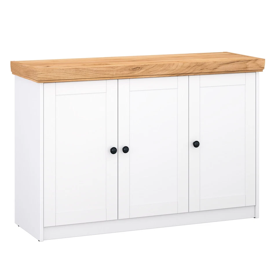 Sideboard Buffet Bois Enfilade Commode Meuble de Rangement Armoire Homestyle4u - Photo 2/4